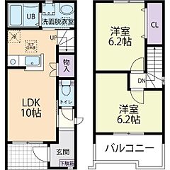 物件の間取り