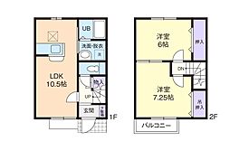 KAZE&杜西棟 2LDKの間取図画像