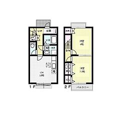 エミネンス中宇 2LDKの間取図画像