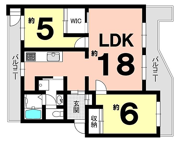 間取りを拡大表示