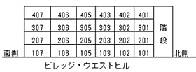 ビレッジ・ウエストヒル 303 ｜ 福井県鯖江市小黒町1丁目3-44（賃貸マンション1DK・3階・30.40㎡） その4