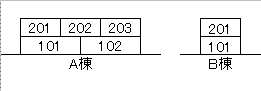 シャーメゾン舟津　Ｋｕ A101 ｜ 福井県鯖江市舟津町4丁目6-14（賃貸マンション3LDK・1階・66.81㎡） その3