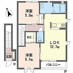 マメゾン　ソレイユ 2階/202