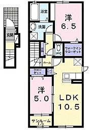 セゾン ド フォレI 2階