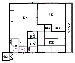 コーポさくら 202 ｜ 福井県敦賀市三島町2丁目18-32（賃貸マンション2DK・2階・48.00㎡） その2