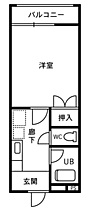 エントピア中央 203 ｜ 福井県敦賀市中央町2丁目14-9（賃貸マンション1K・2階・27.40㎡） その2