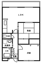 ベルシャトー 302 ｜ 福井県敦賀市萩野町534番地（賃貸マンション2LDK・3階・56.70㎡） その2