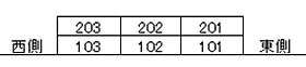 ブランシェ泉 201 ｜ 福井県敦賀市長沢36-1-3（賃貸マンション2LDK・2階・72.43㎡） その4