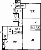 レ・セーナ 103 ｜ 福井県敦賀市古田刈68-1206-1（賃貸マンション2LDK・1階・57.95㎡） その2