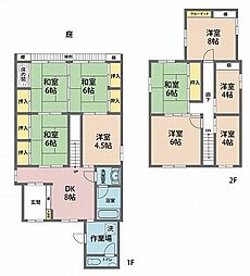 余座戸建 1階9DKの間取り
