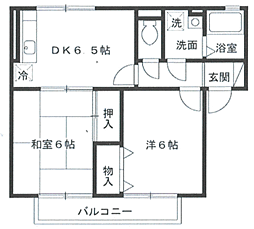 セピアコート櫛川 2階