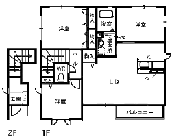 ブランシェ莇生野 2階