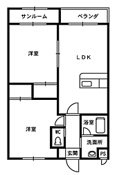シャロームII 3階