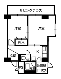 信開ウエラコート津内 2階