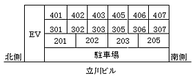 立川ビル 303 ｜ 福井県福井市米松2丁目5-10（賃貸マンション1K・3階・22.00㎡） その4