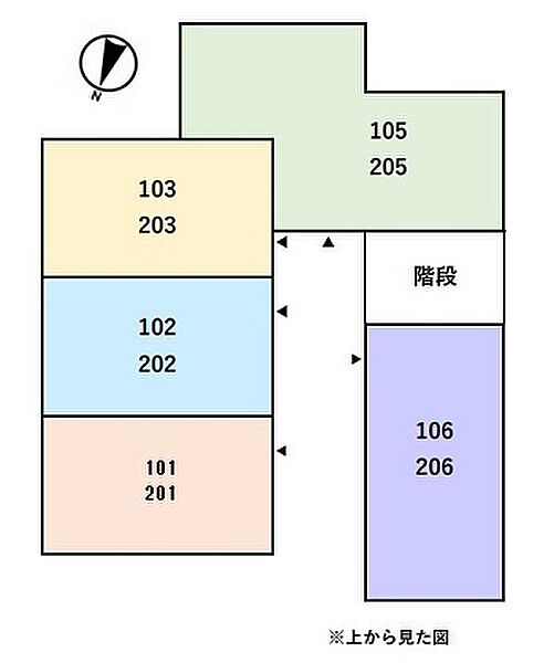 PARABOLICA（パラボリカ） 203｜福井県福井市高木中央1丁目1722番地(賃貸アパート1LDK・2階・30.43㎡)の写真 その3
