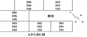 soil 306 ｜ 福井県福井市田原2丁目32番6号（賃貸マンション1K・3階・27.64㎡） その3