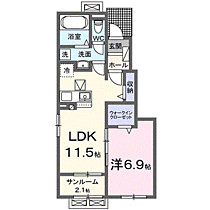 Ｓｏｕｔｈ　Ｌｉｎｏ 103 ｜ 福井県大野市茜町172番地（賃貸アパート1LDK・1階・47.65㎡） その2