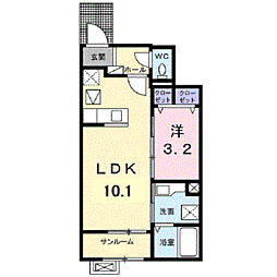 パークサイド　メゾン 1階