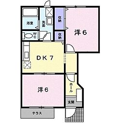 コーポラス朝来 A 1階/101