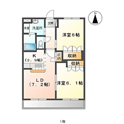 ローズガーデンK 1階