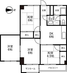 スカイコーポ 2階