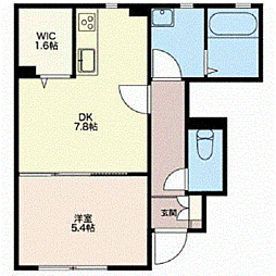 グランド　ソレイユ 1階1LDKの間取り