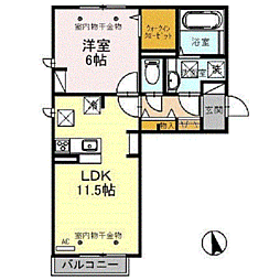 グレースフィーノ花月II 1階