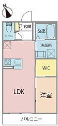 Blanc 1LDKの間取図画像
