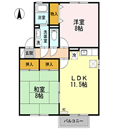エルパレス江端 A 1階/101