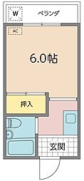 豊西コーポ 1階/101