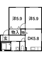 物件の間取り