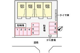 アルシオン 203 ｜ 福井県小浜市水取1丁目104-1.104-2（賃貸アパート2LDK・2階・63.03㎡） その3