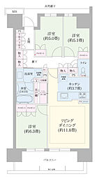 SHINTOCITY 3LDKの間取図画像