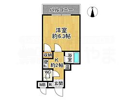 キャンパスシティ太宰府 407 ｜ 福岡県太宰府市朱雀２丁目17-1（賃貸マンション1K・4階・22.59㎡） その2