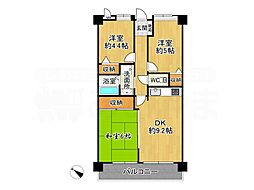 エバーライフリオ筑紫野 3DKの間取図画像