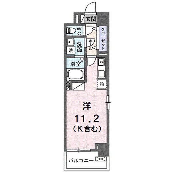 ルチェンテ 301号室｜広島県東広島市西条朝日町(賃貸マンション1R・2階・30.98㎡)の写真 その2