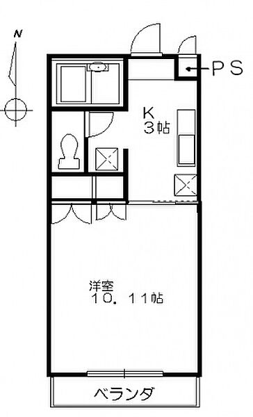 エスペールII 102号室｜広島県東広島市西条中央７丁目(賃貸マンション1K・1階・31.59㎡)の写真 その2