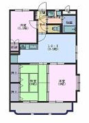 レピエス 1階3LDKの間取り