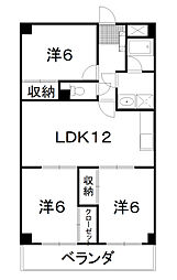 グランデメゾン上市 3LDKの間取図画像