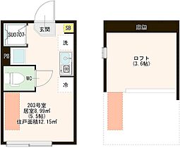 仮）小竹町1丁目（3）”Neo”DEKAVAND  ｜ 東京都練馬区小竹町１丁目（賃貸アパート1R・2階・12.15㎡） その2