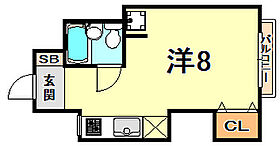 兵庫県神戸市中央区加納町４丁目（賃貸マンション1R・5階・22.34㎡） その2