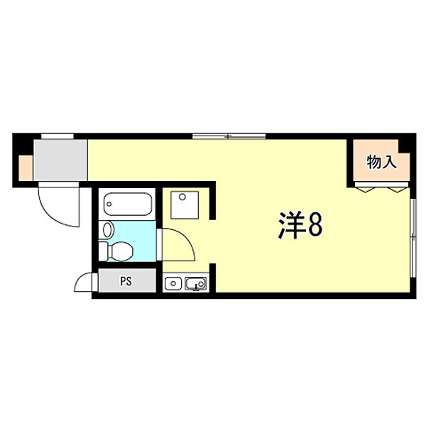 兵庫県神戸市兵庫区荒田町３丁目(賃貸マンション1R・2階・22.00㎡)の写真 その2