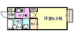 兵庫県神戸市兵庫区湊町１丁目（賃貸アパート1K・2階・19.00㎡） その2