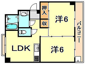 兵庫県神戸市長田区大谷町３丁目（賃貸マンション2LDK・3階・49.00㎡） その2