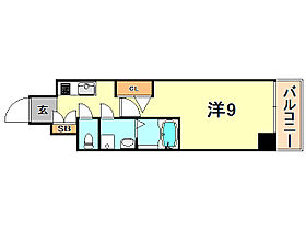 兵庫県神戸市兵庫区三川口町１丁目（賃貸マンション1K・7階・28.95㎡） その2