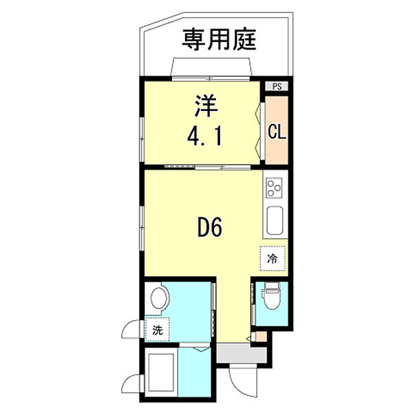 兵庫県神戸市長田区梅ヶ香町１丁目(賃貸アパート1DK・1階・27.74㎡)の写真 その2