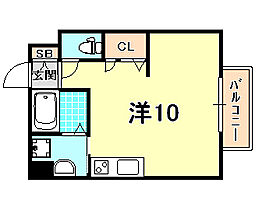 兵庫県神戸市中央区加納町３丁目（賃貸アパート1R・2階・25.53㎡） その2