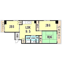 兵庫県神戸市須磨区飛松町３丁目（賃貸マンション3LDK・2階・59.54㎡） その2