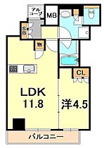 兵庫県神戸市中央区相生町１丁目（賃貸マンション1LDK・10階・42.29㎡） その2